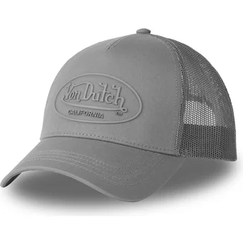 Von Dutch LOG16 Grey Trucker Hat