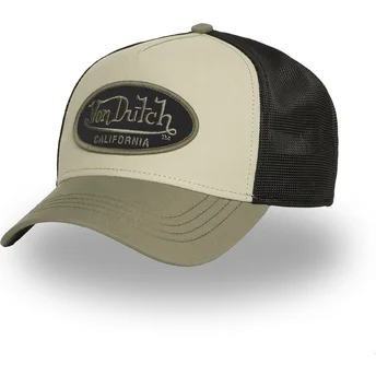 Čepice zaoblená zelená snapback POLY08 Von Dutch