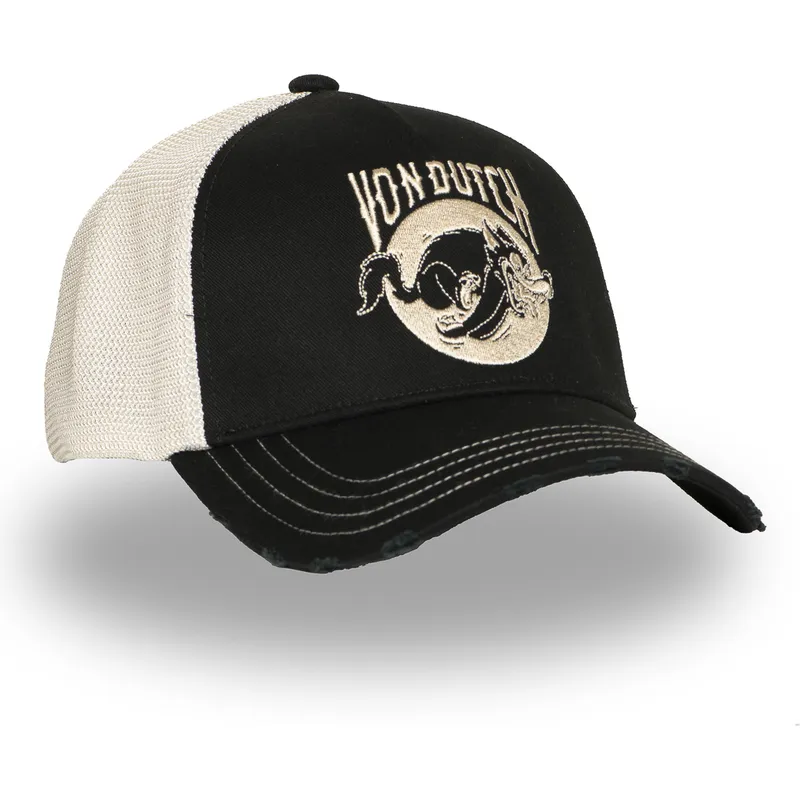 trucker-cap-schwarz-und-weiss-wild06-von-von-dutch