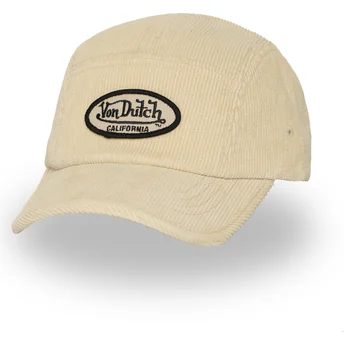 Čepice zaoblená béžová nastavitelný VEL01 Von Dutch