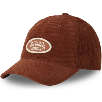 Čepice zaoblená hnědá nastavitelný LOG06 Von Dutch