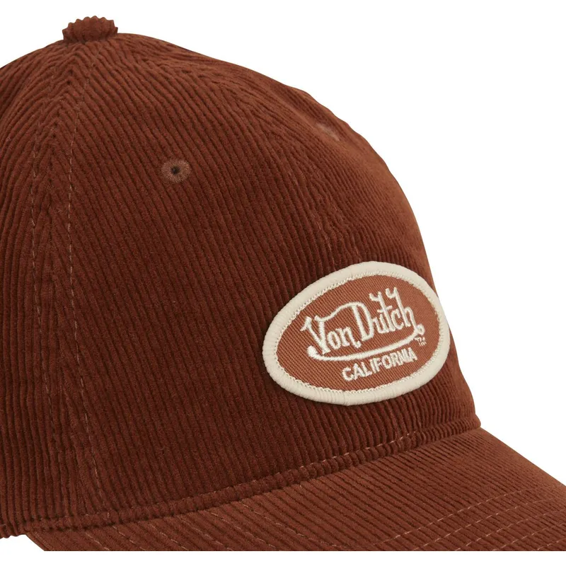 cepice-zaoblena-hneda-nastavitelny-log06-von-dutch