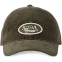 von-dutch-curved-brim-log07-green-adjustable-cap