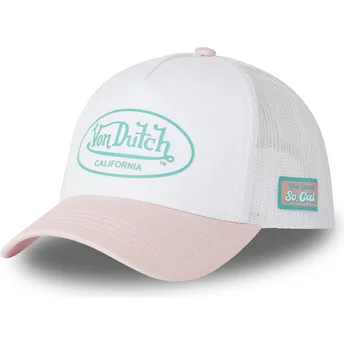 Čepice zaoblená žádné zvíře růžová snapback 3D PI Von Dutch