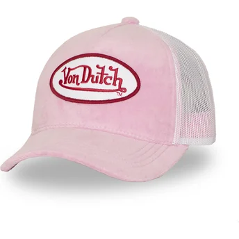 Čepice zaoblená růžová snapback KYLIE P Von Dutch