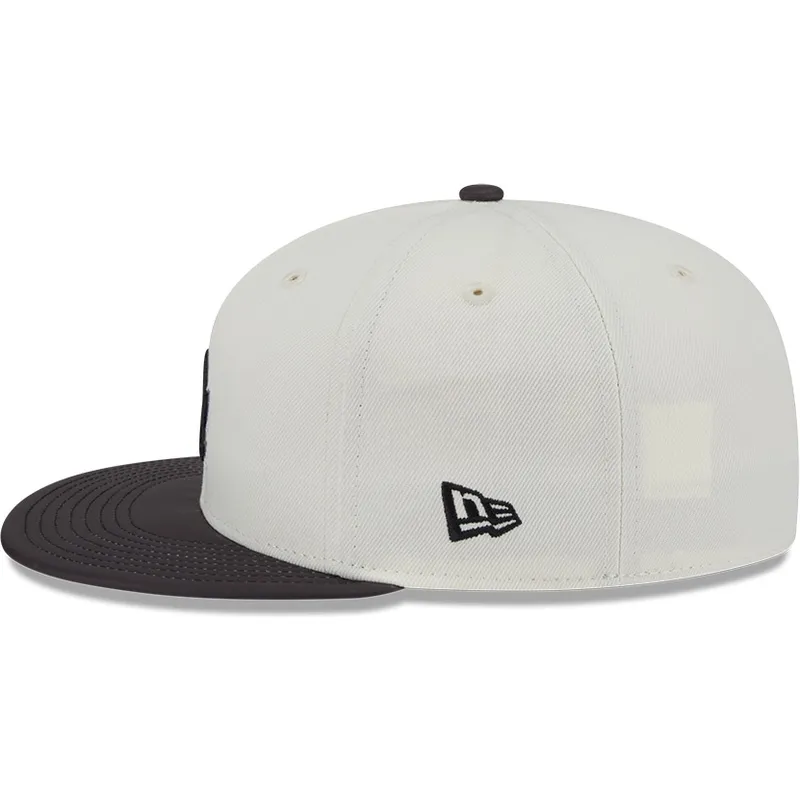 beige-und-schwarze-anliegende-flat-cap-59fifty-clr-dvlp-der-los-angeles-dodgers-mlb-von-new-era beige-und-schwarze-anliegende-flat-cap-59fifty-clr-dvlp-der-los-angeles-dodgers-mlb-von-new-era
