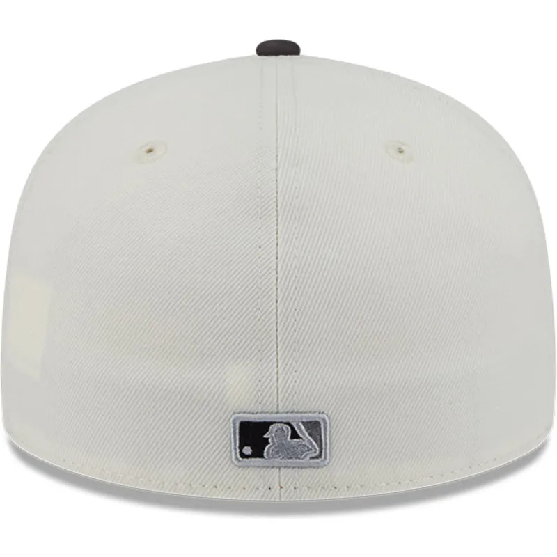 beige-und-schwarze-anliegende-flat-cap-59fifty-clr-dvlp-der-los-angeles-dodgers-mlb-von-new-era beige-und-schwarze-anliegende-flat-cap-59fifty-clr-dvlp-der-los-angeles-dodgers-mlb-von-new-era