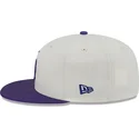 gorra-plana-beige-y-violeta-ajustada-59fifty-clr-dvlp-de-los-angeles-dodgers-mlb-de-new-era