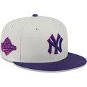 beige-och-lila-platt-keps-justerad-59fifty-clr-dvlp-new-york-yankees-mlb-fran-new-era