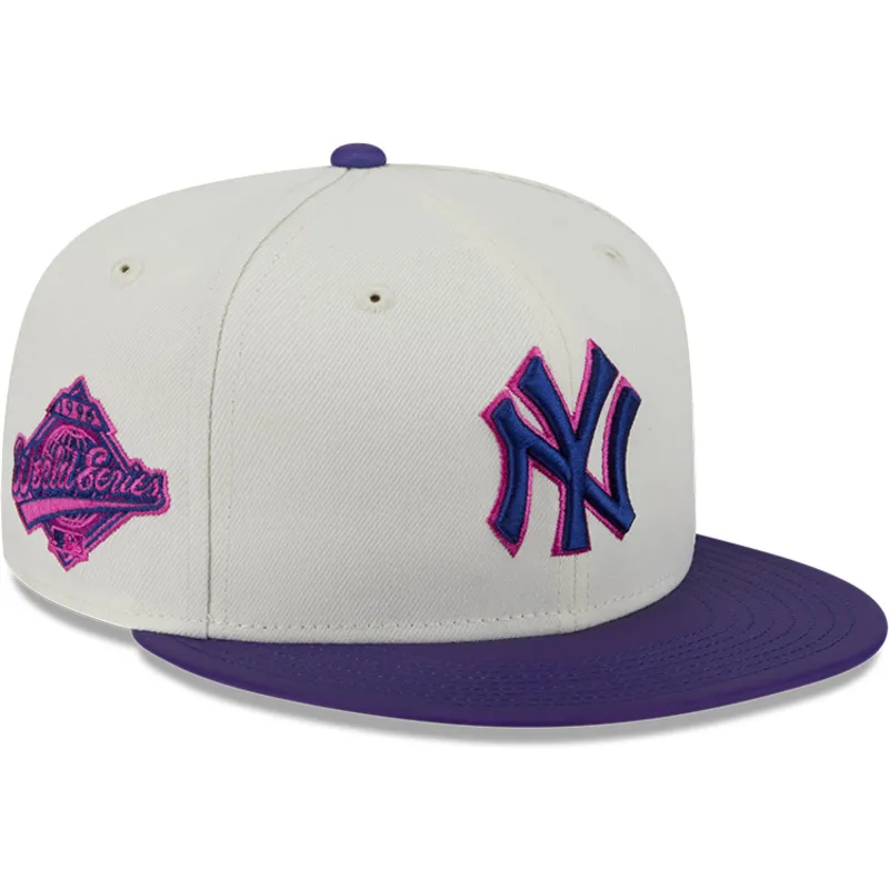 beige-och-lila-justerad-platt-keps-59fifty-clr-dvlp-new-york-yankees-mlb-fran-new-era