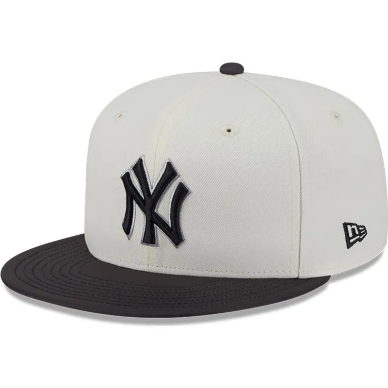 beige-und-schwarze-59fifty-clr-dvlp-fit-kappe-der-new-york-yankees-mlb-von-new-era