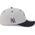 59fifty-new-york-yankees-mlb-derek-jeter-spieler-kappe-grau-und-marineblau-angepasst-von-new-era