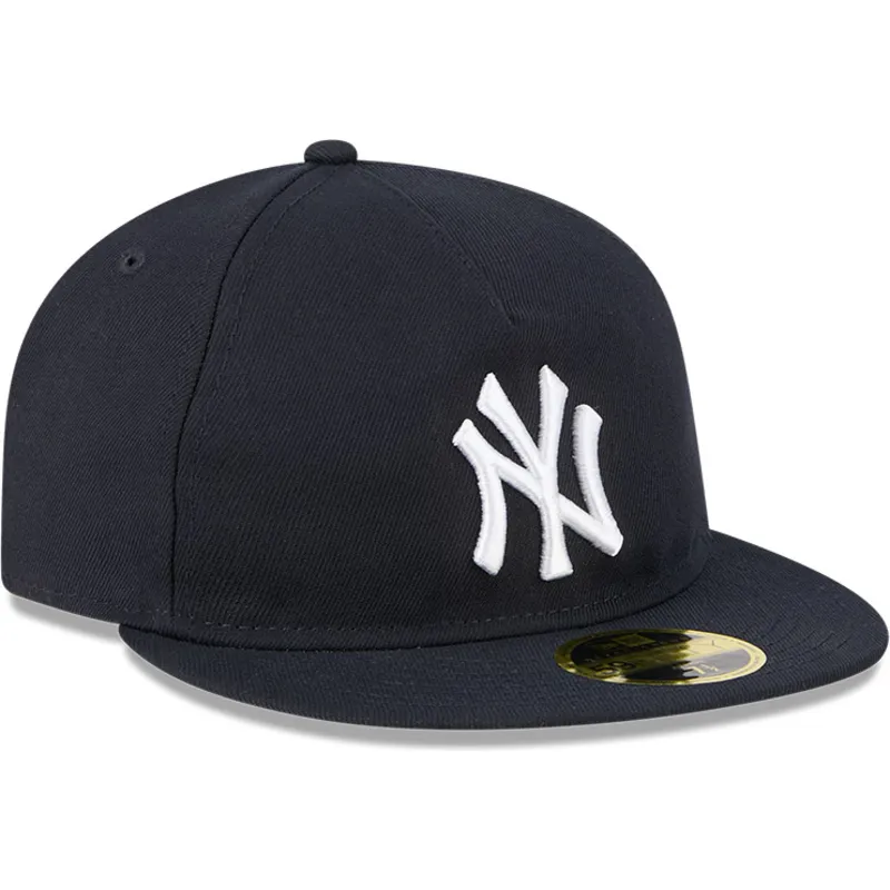 marinbla-platt-keps-justerad-59fifty-retro-crown-a-frame-easy-fran-new-york-yankees-mlb-av-new-era