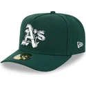 grune-gebogene-verstellbare-59fifty-a-frame-wired-kappe-von-oakland-athletics-mlb-von-new-era