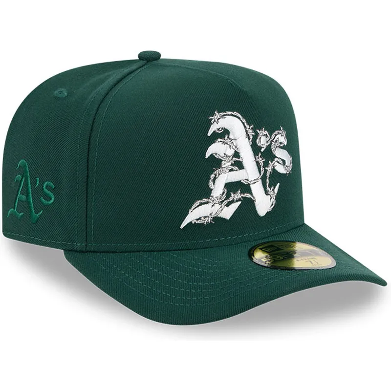 cepice-zaoblena-zelena-prilehava-59fifty-a-frame-wired-oakland-athletics-mlb-new-era