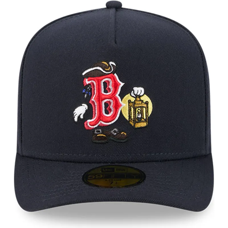 marineblaue-gebogene-verstellbare-59fifty-a-frame-cartoon-kappe-von-boston-red-sox-mlb-von-new-era