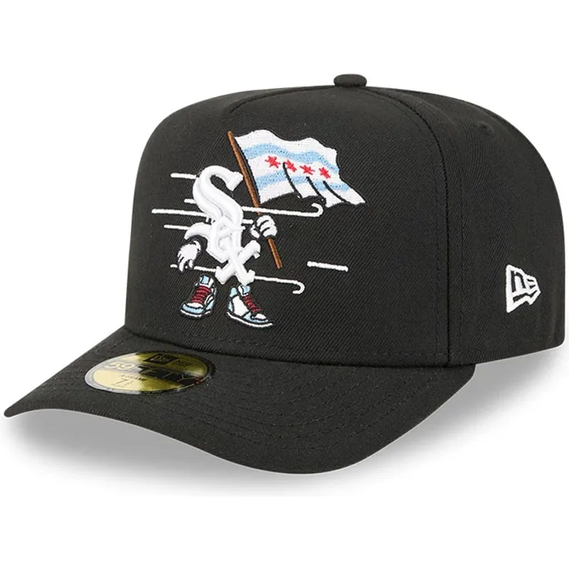cepice-zaoblena-cerna-prilehava-59fifty-a-frame-cartoon-chicago-white-sox-mlb-new-era
