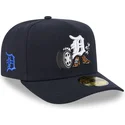 cepice-zaoblena-namornicka-modra-prilehava-59fifty-a-frame-cartoon-detroit-tigers-mlb-new-era
