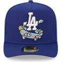 59fifty-a-frame-cartoon-los-angeles-dodgers-mlb-new-era-blaue-gebogene-kappe