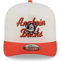 beige-und-orange-gebogene-snapback-kappe-9fifty-a-frame-chainstitch-der-anaheim-ducks-nhl-von-new-era
