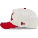 beige-och-rod-bojd-keps-snapback-9fifty-a-frame-chainstitch-detroit-red-wings-nhl-fran-new-era