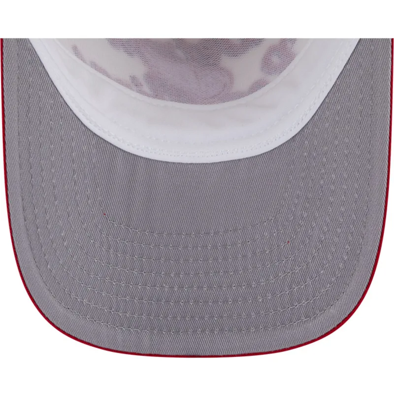 gorra-curva-beige-y-roja-snapback-9fifty-a-frame-chainstitch-de-detroit-red-wings-nhl-de-new-era