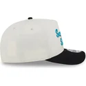 beige-och-svart-bojd-keps-snapback-9fifty-a-frame-chainstitch-san-jose-sharks-nhl-fran-new-era