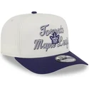 cepice-zaoblena-bezova-snapback-9fifty-a-frame-chainstitch-toronto-maple-leafs-nhl-new-era