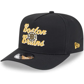 Καπέλο μαύρο snapback 9FIFTY A Frame Chainstitch των Boston Bruins NHL της New Era