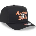 anaheim-ducks-nhl-9fifty-a-frame-chainstitch-schwarze-snapback-kappe-mit-gebogenem-schirm-von-new-era