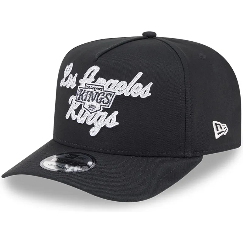 cepice-zaoblena-cerna-snapback-9fifty-a-frame-chainstitch-los-angeles-kings-nhl-new-era