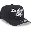 los-angeles-kings-nhl-svart-bojd-keps-snapback-9fifty-a-frame-chainstitch-fran-new-era