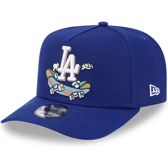 Καπέλο καμπύλης μπλε snapback 9FIFTY A Frame Cartoon των Los Angeles Dodgers MLB της New Era