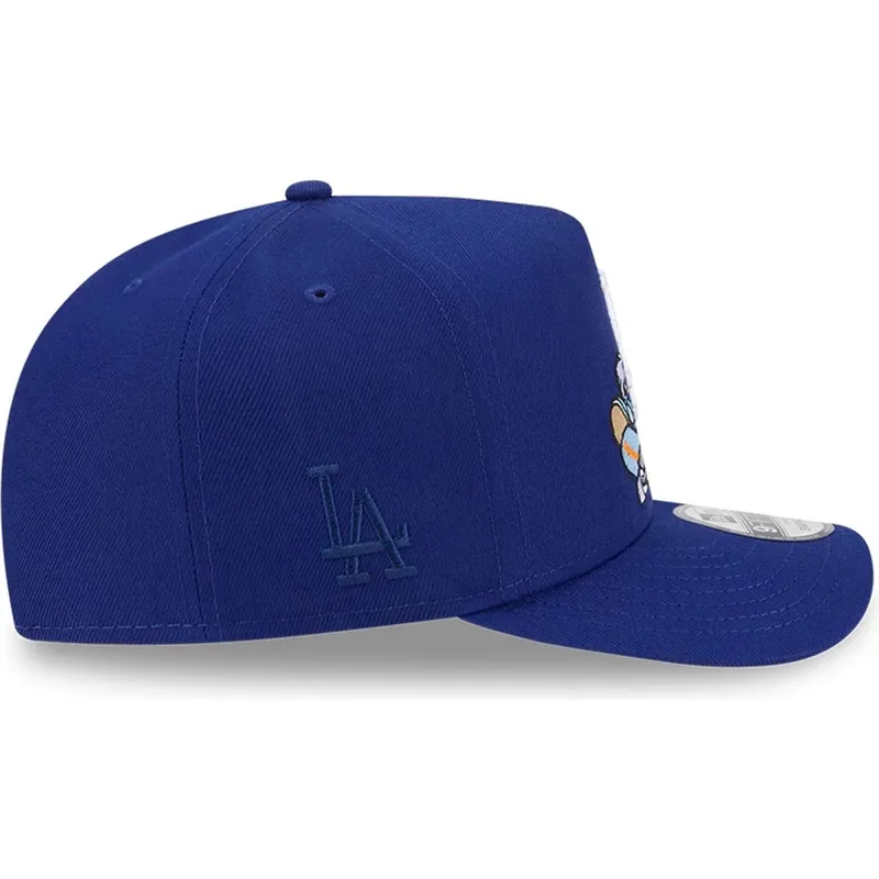 cepice-zaoblena-modra-snapback-9fifty-a-frame-cartoon-los-angeles-dodgers-mlb-new-era