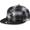 cepice-rovna-cerna-snapback-9fifty-retro-crown-plaid-chicago-white-sox-mlb-new-era