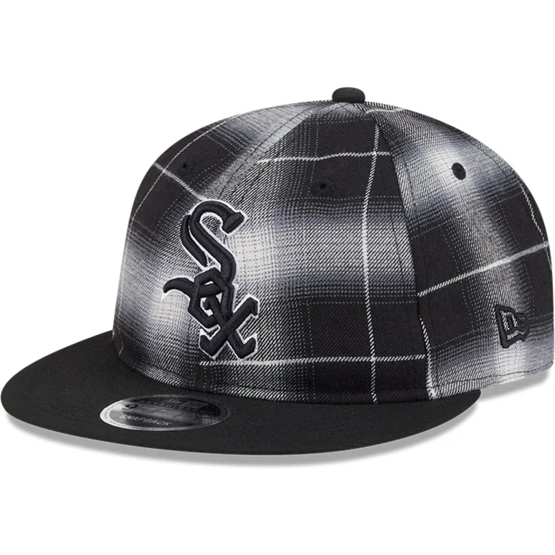 cepice-rovna-cerna-snapback-9fifty-retro-crown-plaid-chicago-white-sox-mlb-new-era