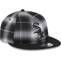 cepice-rovna-cerna-snapback-9fifty-retro-crown-plaid-chicago-white-sox-mlb-new-era