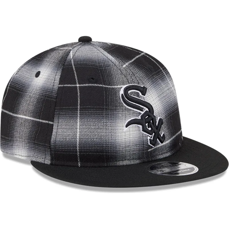 cepice-rovna-cerna-snapback-9fifty-retro-crown-plaid-chicago-white-sox-mlb-new-era