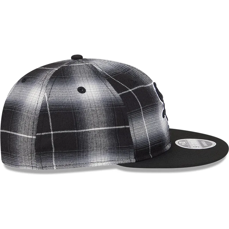 cepice-rovna-cerna-snapback-9fifty-retro-crown-plaid-chicago-white-sox-mlb-new-era