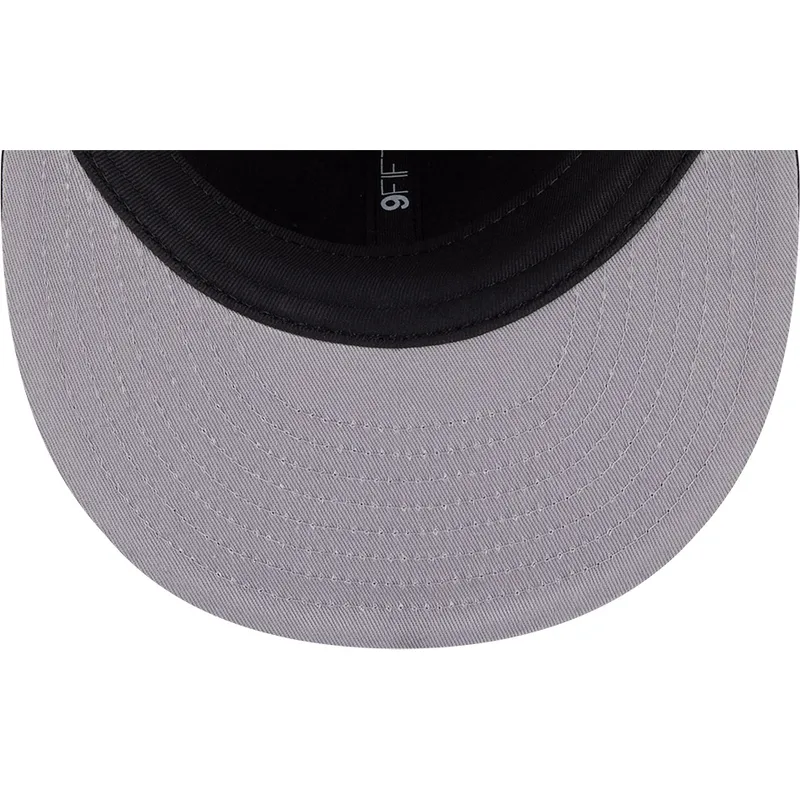 schwarze-flache-snapback-kappe-9fifty-retro-crown-plaid-der-chicago-white-sox-mlb-von-new-era