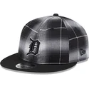 gorra-plana-negra-snapback-9fifty-retro-crown-plaid-de-detroit-tigers-mlb-de-new-era