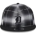 svart-platt-snapback-keps-9fifty-retro-crown-plaid-fran-detroit-tigers-mlb-av-new-era