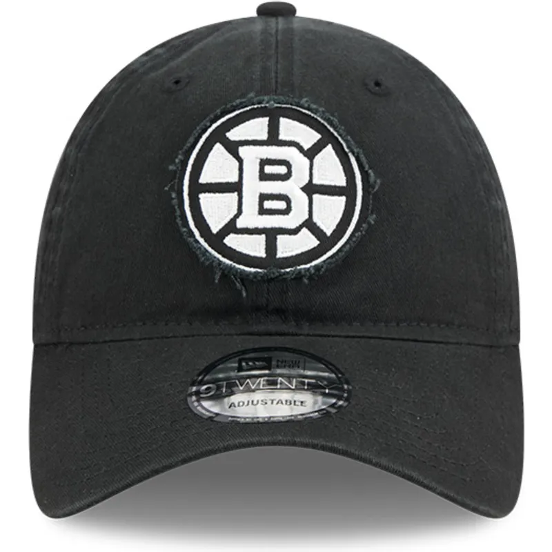 gorra-curva-negra-ajustable-9twenty-stamp-de-boston-bruins-nhl-de-new-era