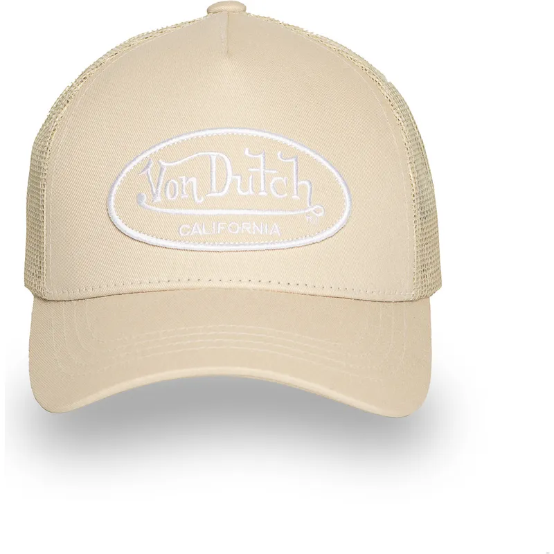 beige-justerbar-truckerkeps-lof-b35-fran-von-dutch