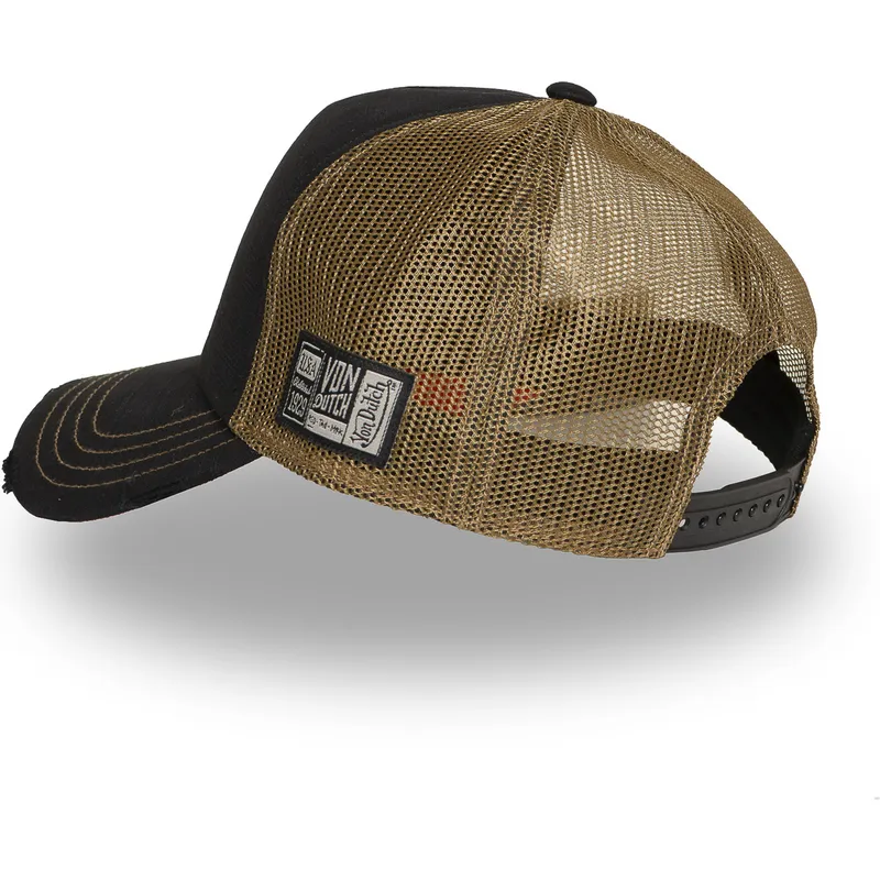 von-dutch-svart-och-brun-truckerkeps-crew25