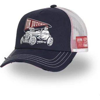 Čepice zaoblená námořnická modrá snapback CREW26 Von Dutch