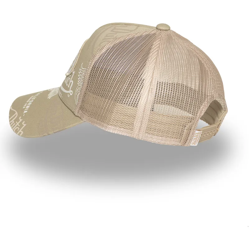 cepice-zaoblena-zadne-zvire-bezova-snapback-cafe05-von-dutch