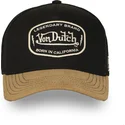 von-dutch-sem02-black-and-brown-trucker-hat