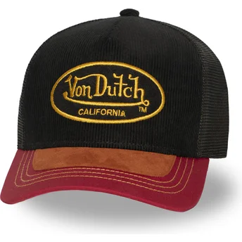 Cap zaoblená black snapback Von Dutch