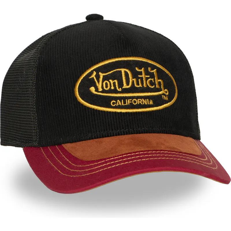 schwarze-und-rote-trucker-kappe-shield03-von-von-dutch